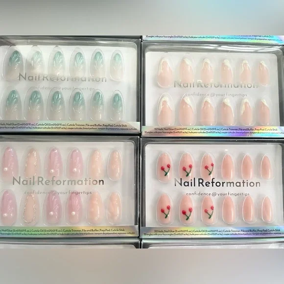 4 New Nail Reformation / Glamnetic nails price each or bundle MSG COLORS TO BUY - Picture 5 of 16